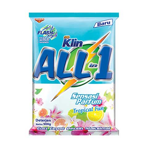 SO KLIN DET ALL IN 1 TROPICAL 900 GR